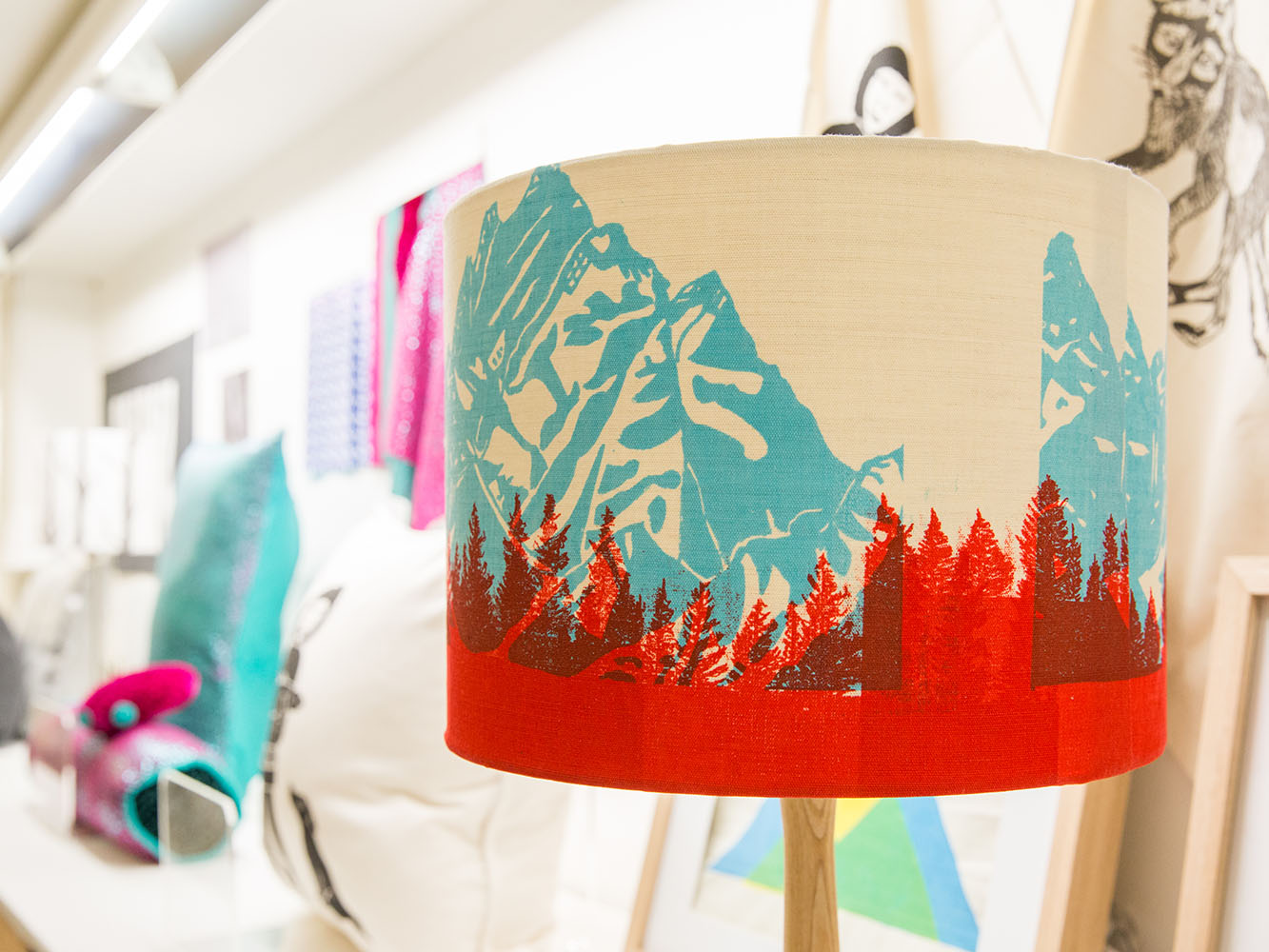Printed Textiles School - Make your own lampshade Printed Textiles School - Make your own lampshade