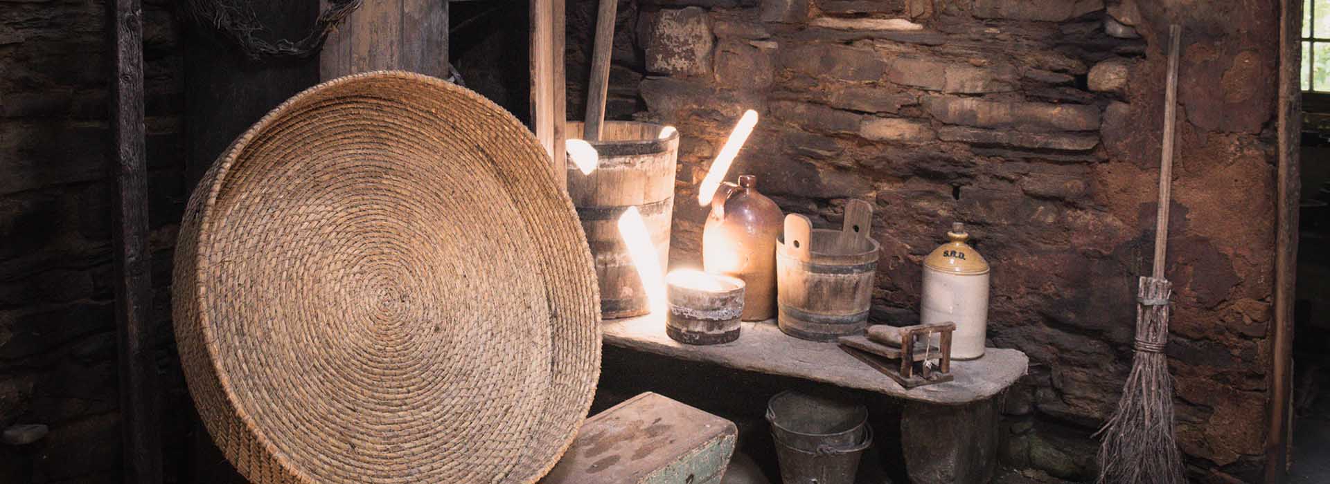 Display at Kirbuster Museum