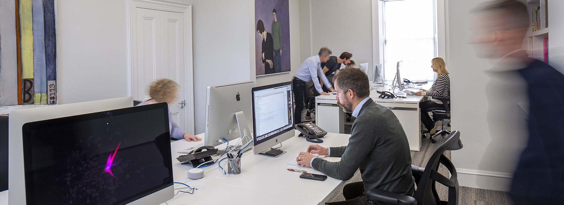 people in an office
