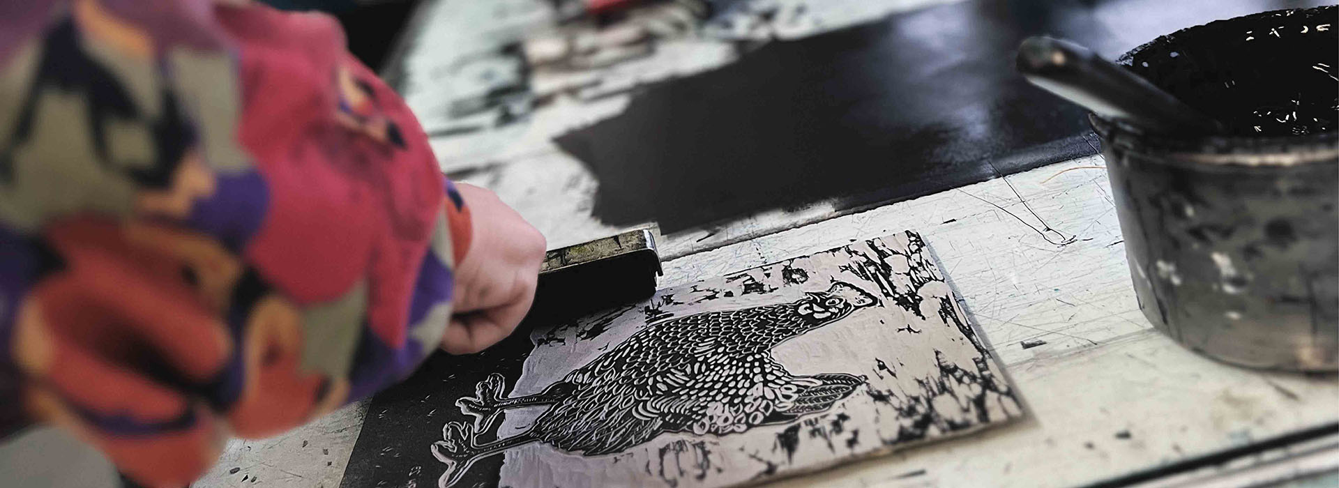 Lino Printing with Juniper Press Courses RGU
