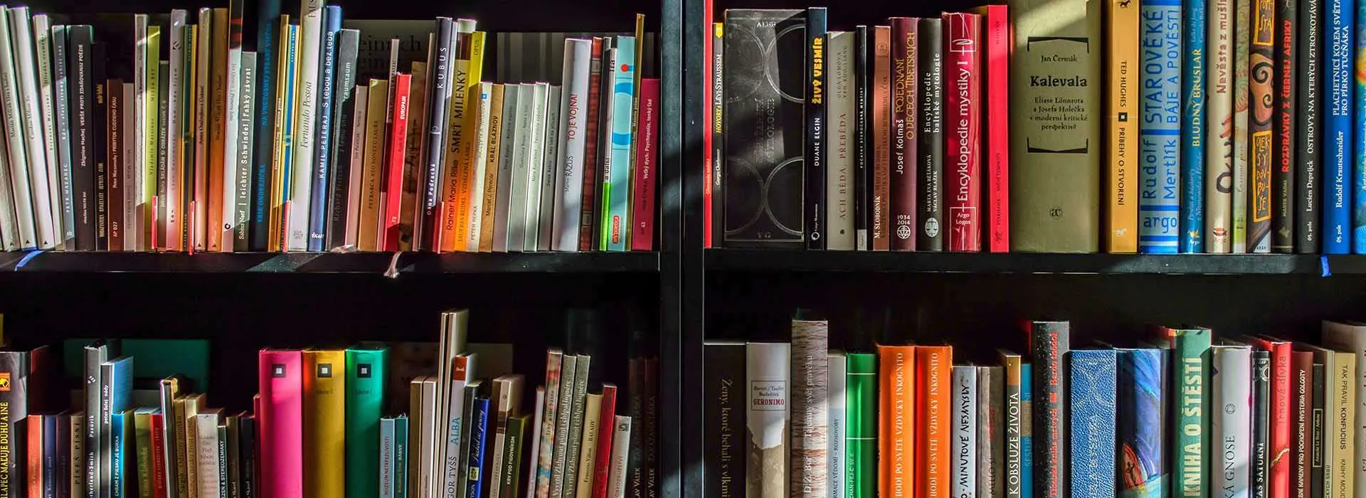 books in a library