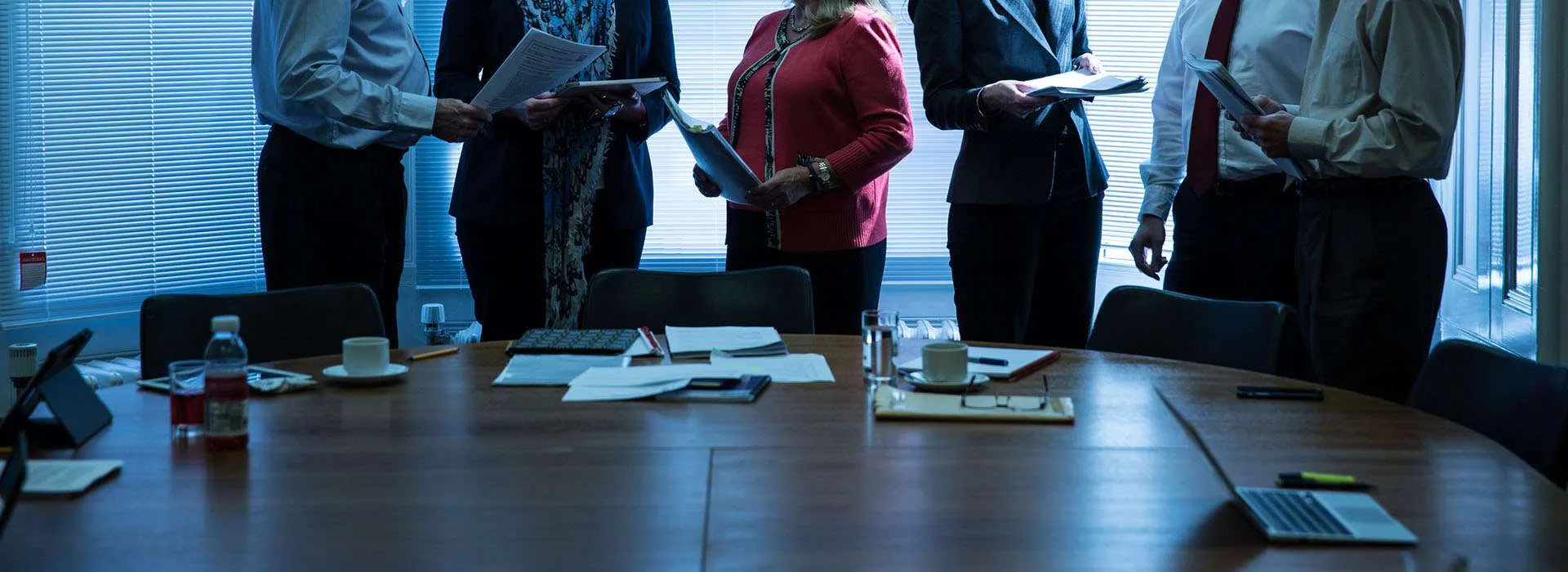 people at a meeting