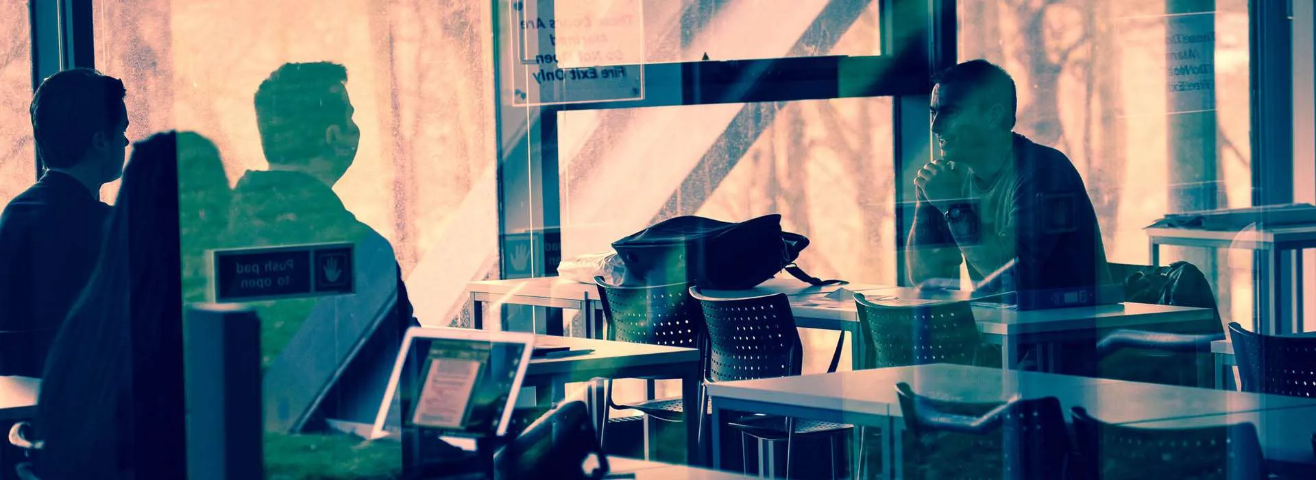 students attending lecture
