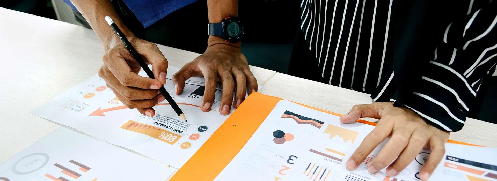 people looking at diagrams