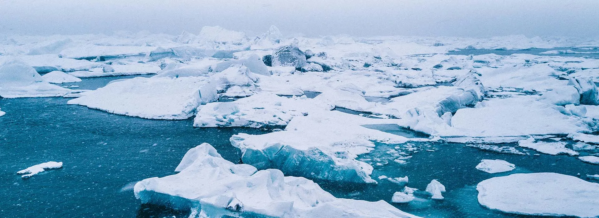 ice over body of water