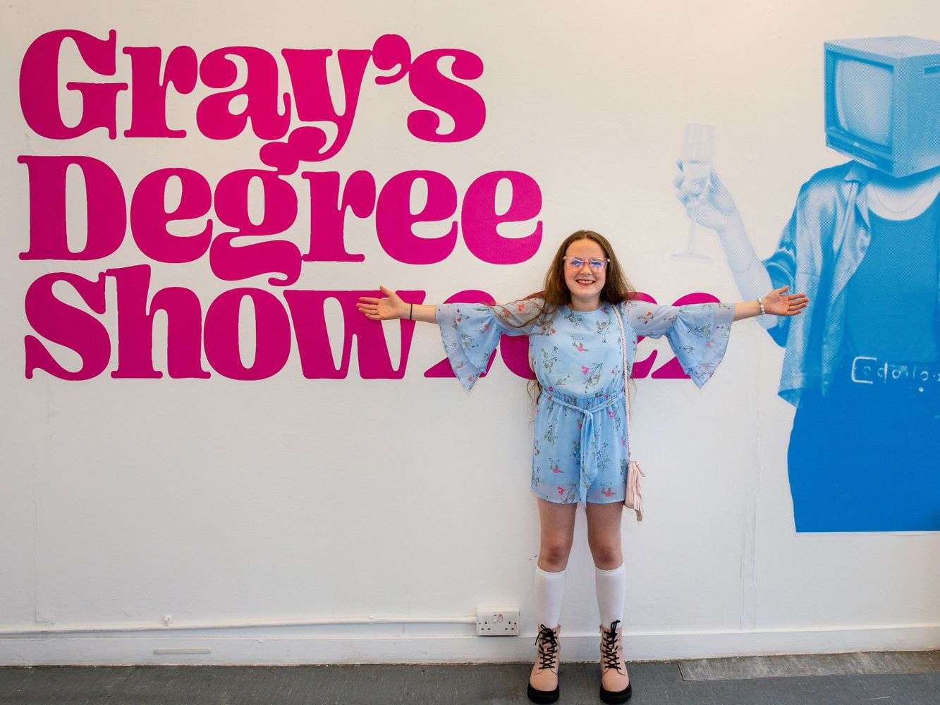Look Again Mini Reviewer, Kitty Donovan at Gray's Degree Show