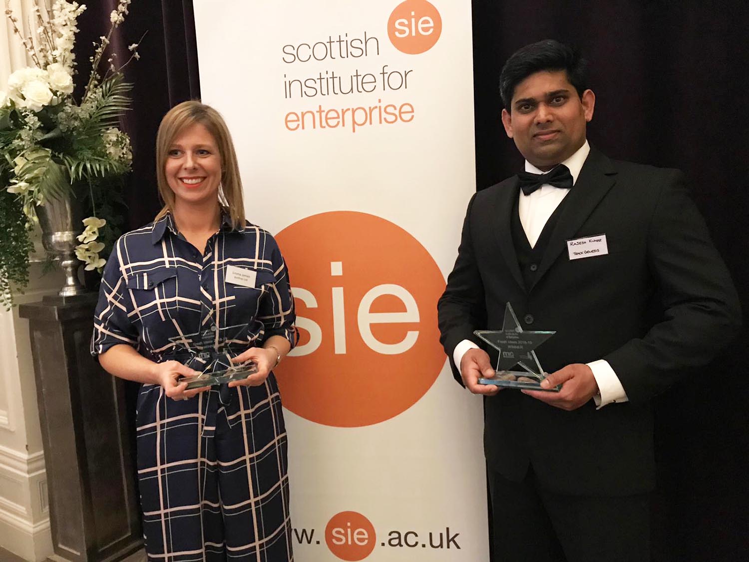 Emma James and Rajesh Kumar Emma James and Rajesh Kumar