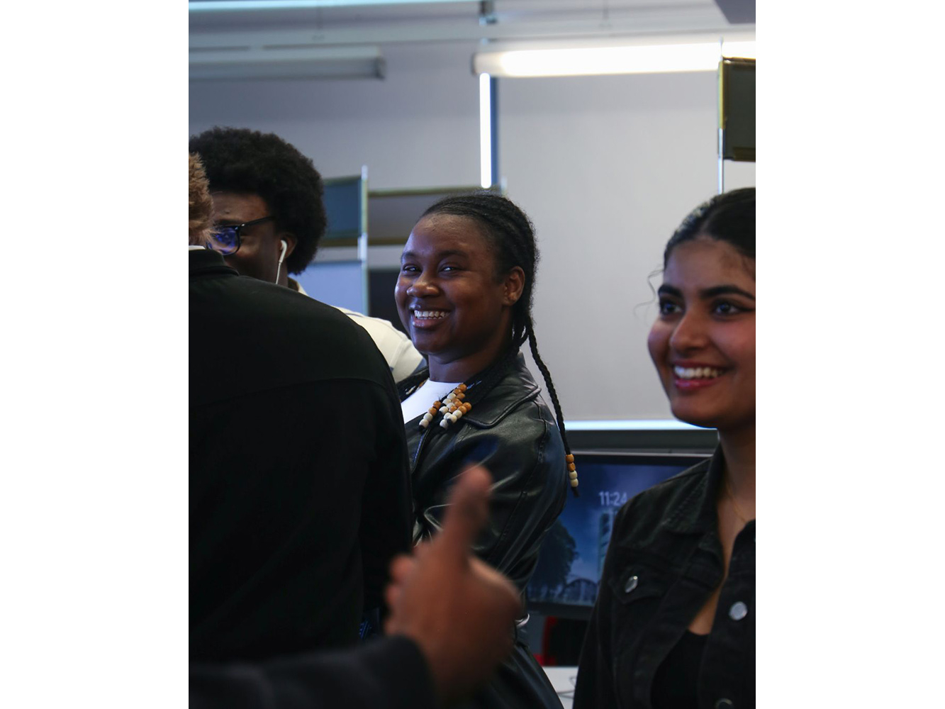 Student smiling 