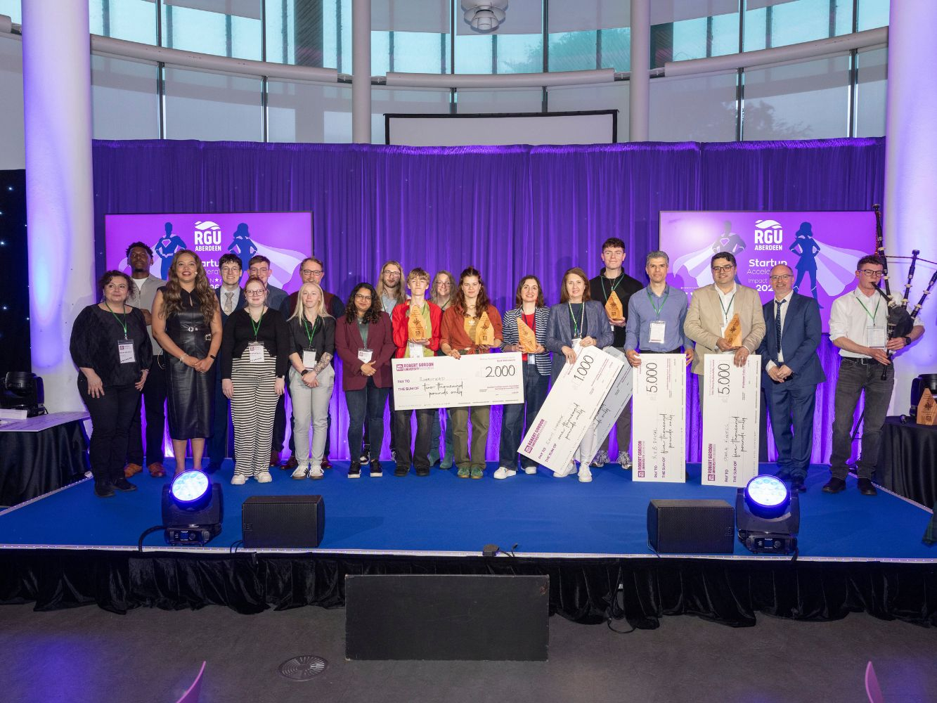 The winners at the RGU Accelerator Finale 2026