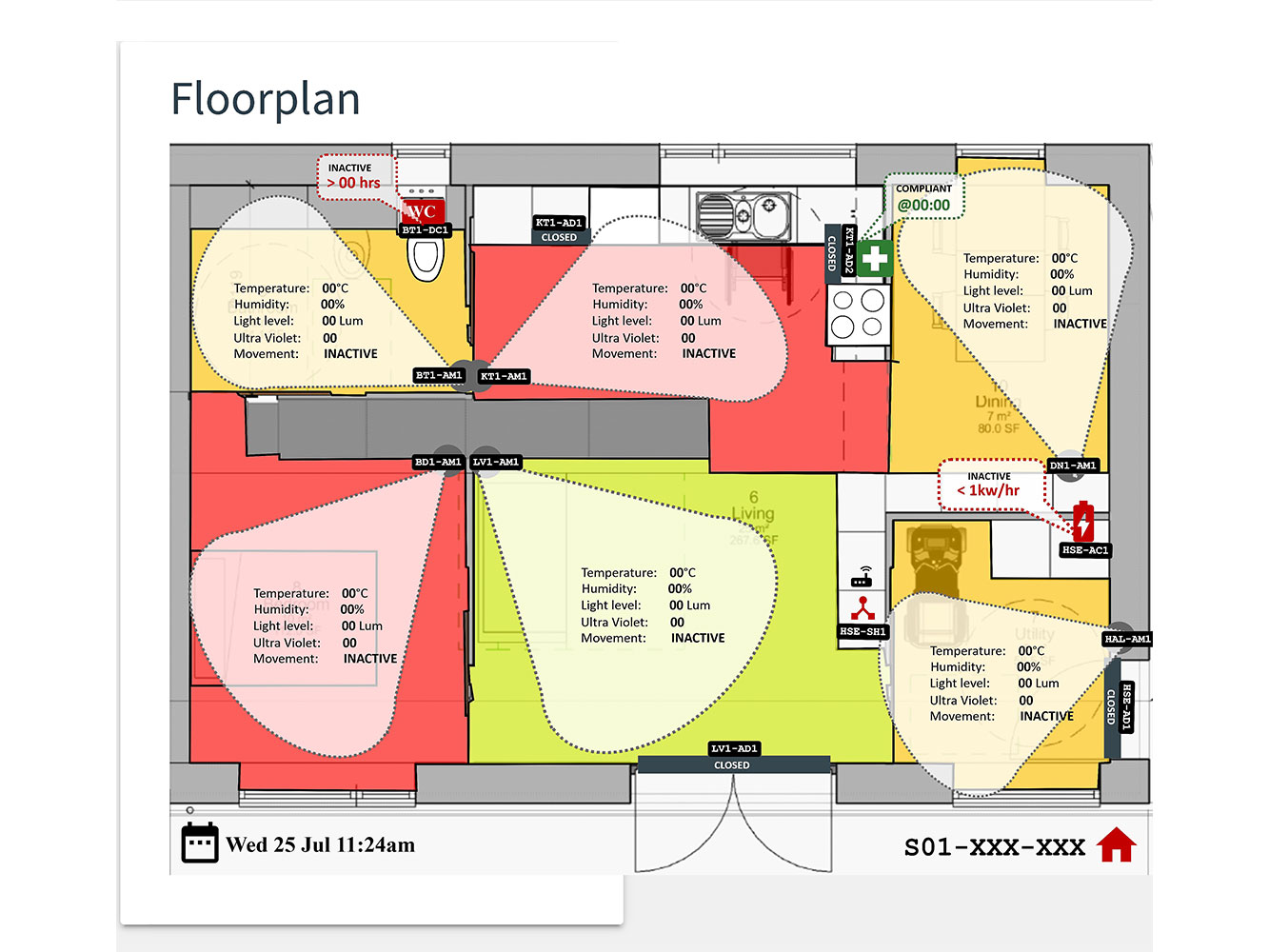 Fitsense Project Floor Plan