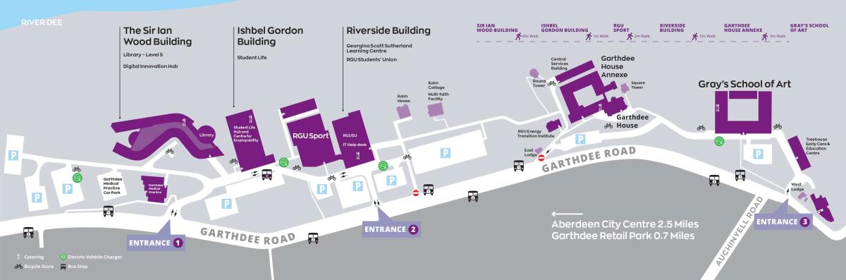 RGU Campus Map 2026