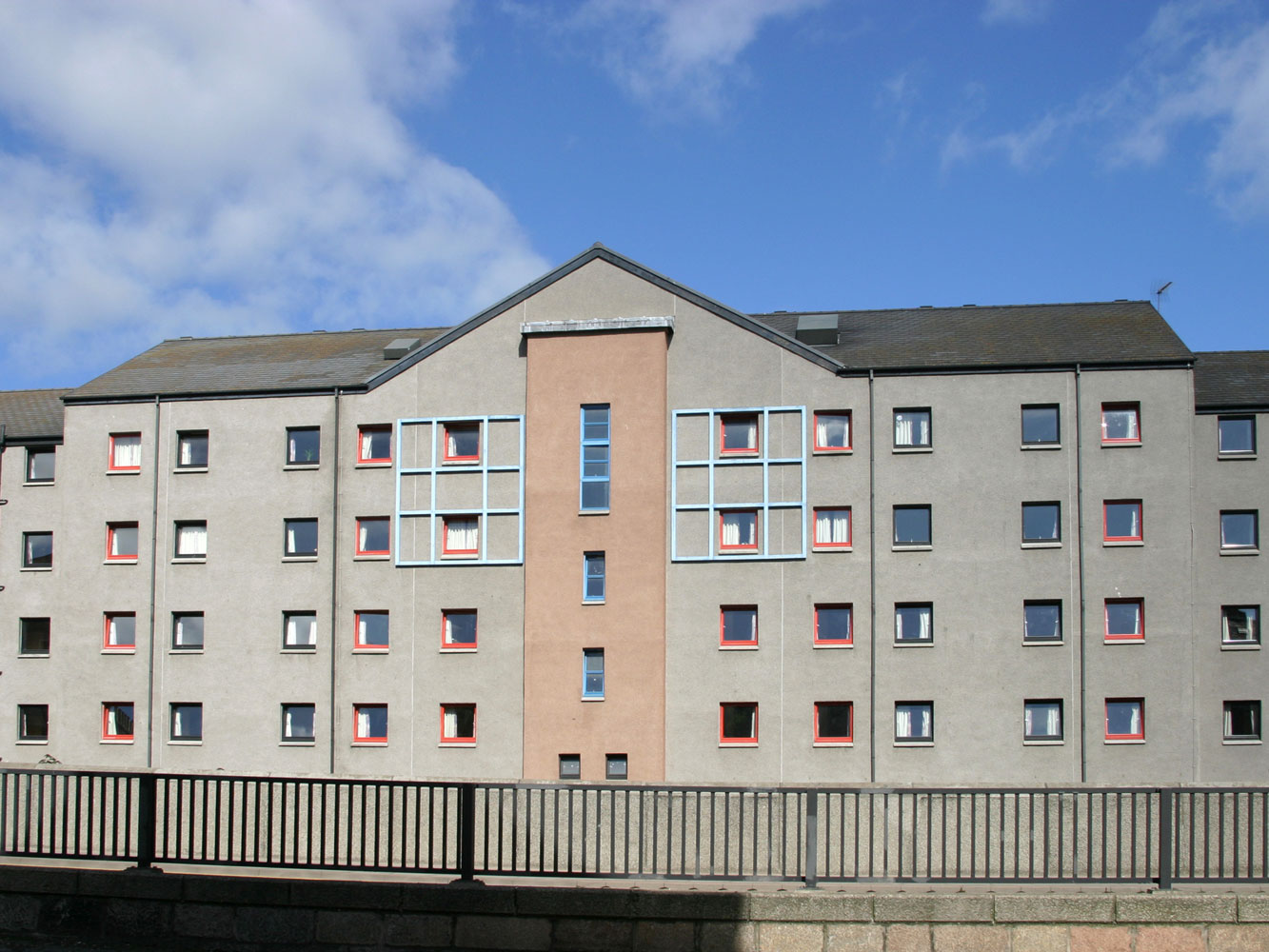 Exterior of Woolmanhill Flats