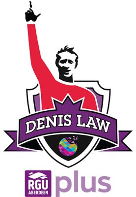 RGU Denis Law RGUplus Logo Denis-Law-RGUplus-logo-350w