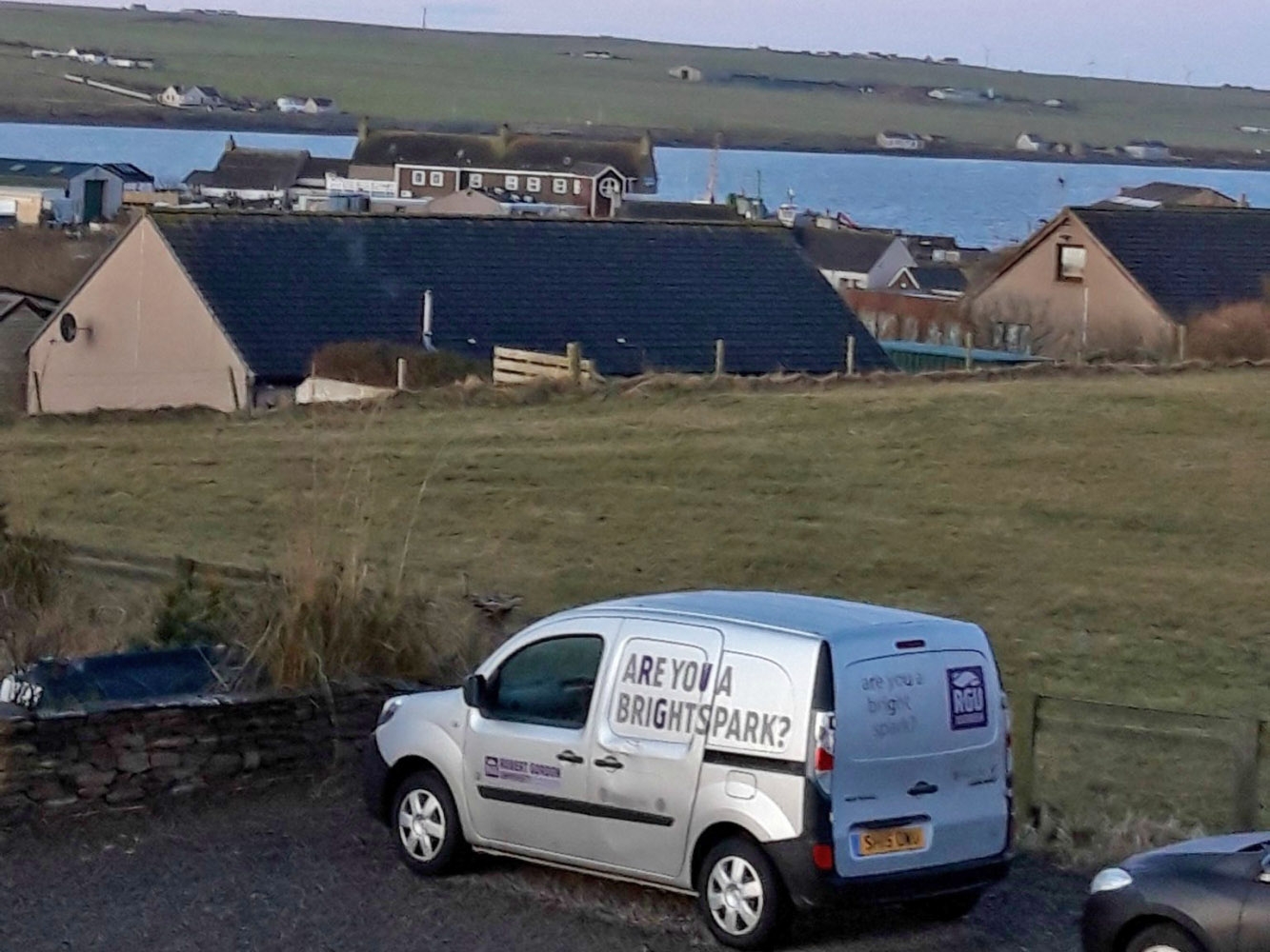RGU Kangoo electric van travels through Orkney