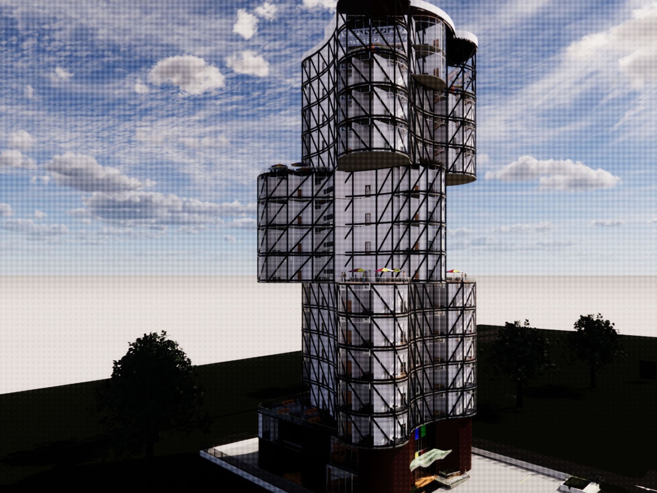 A-high-rise-Residential-Building-And-Community-Centre-by-Ebuka-Enweugwu