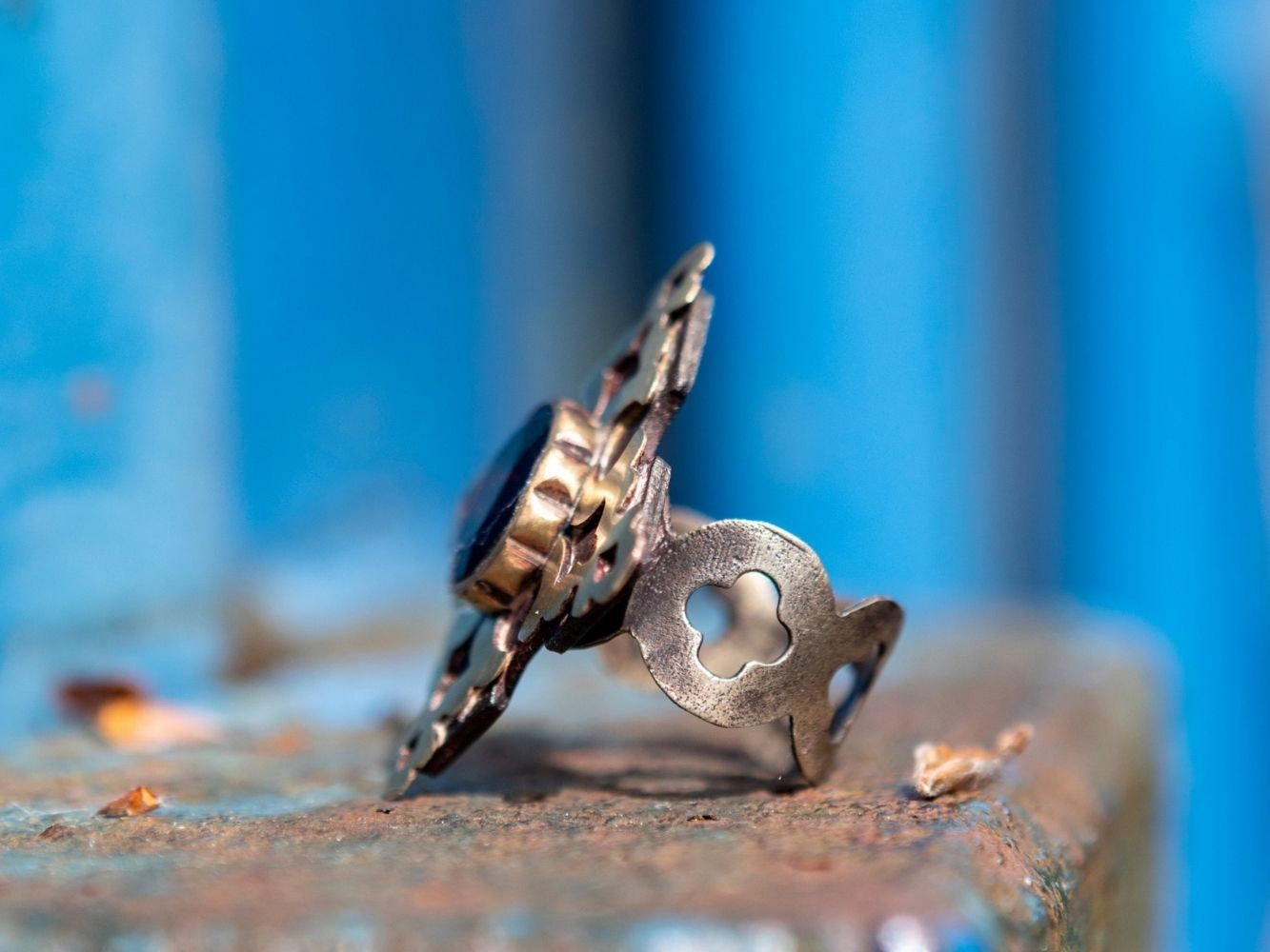 Intricately designed handmade ring