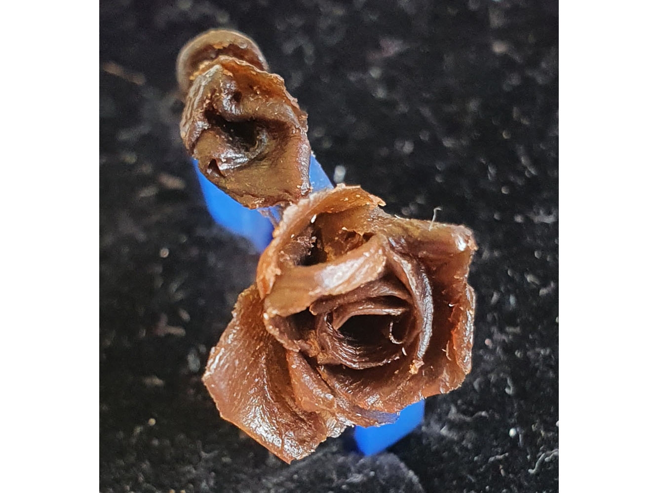 Wax rendering of rose shaped ring