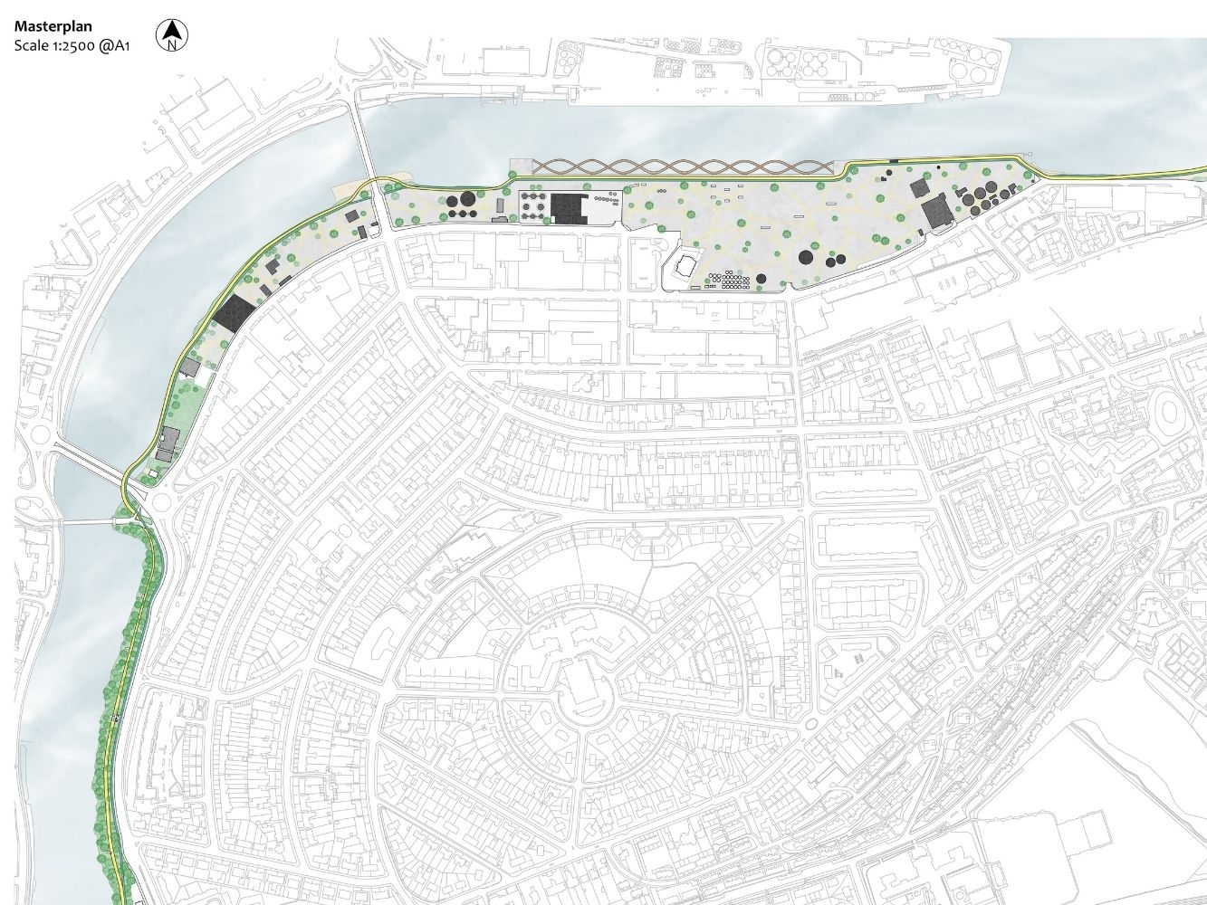 Architectural rendering of newly imagined Torry Waterfront