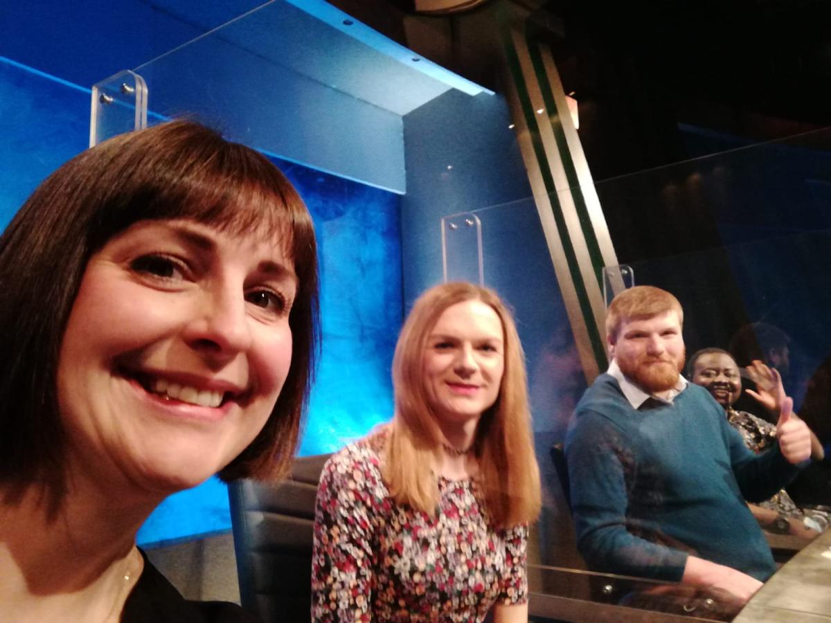 Studio-selfie