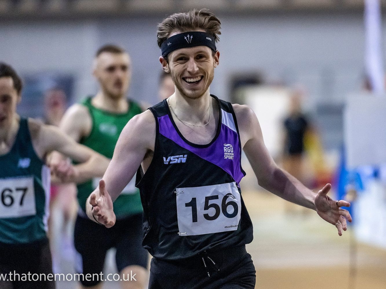 Luke Davidson winning his individual gold