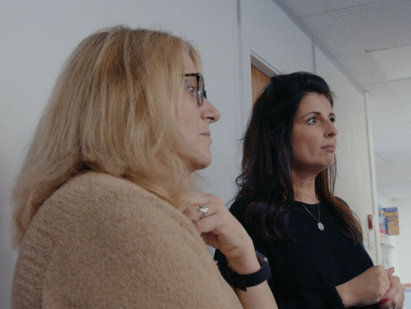 Dr Lesley Franks and Danielle of AberNecessities