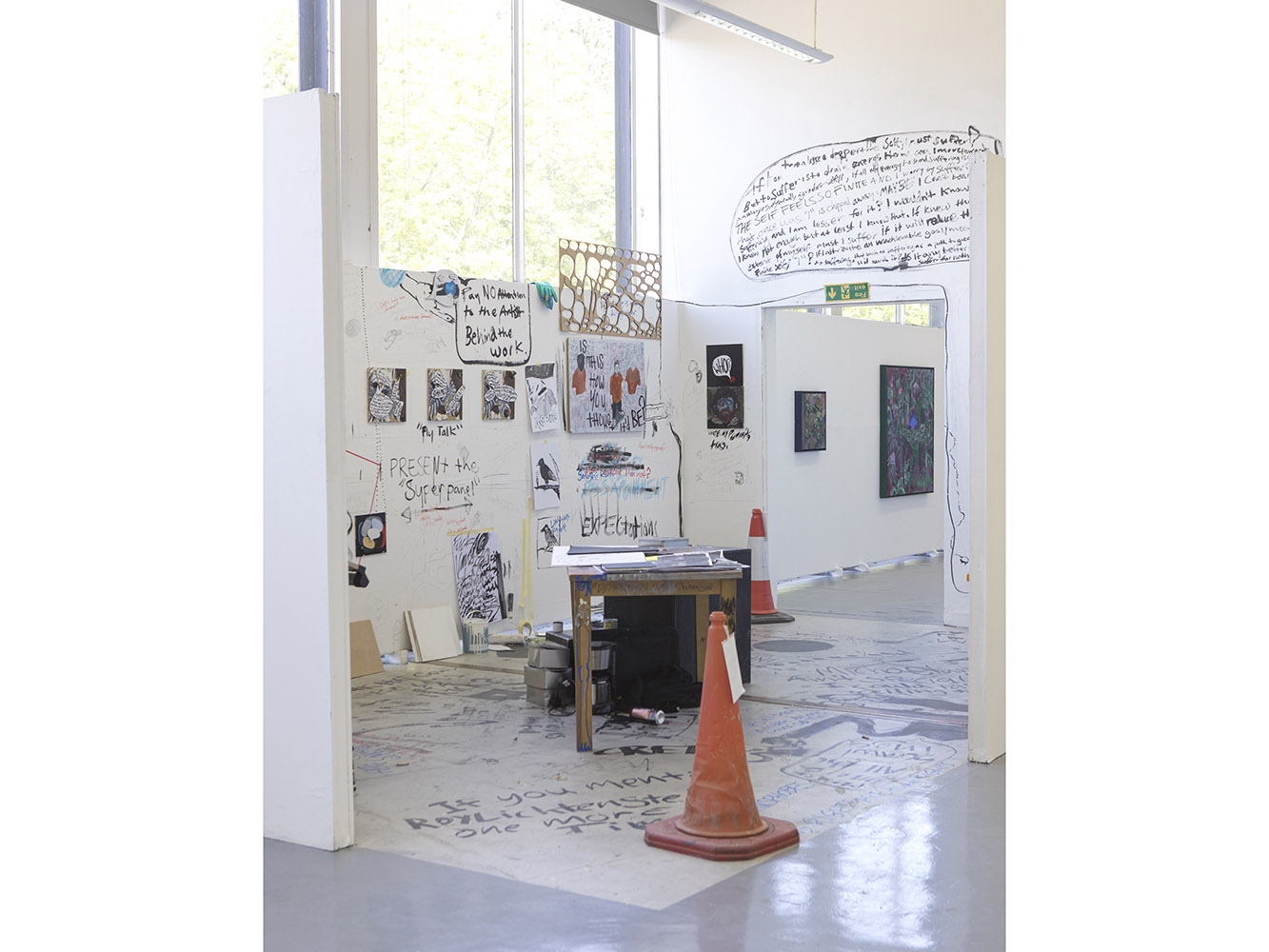 Elijah Smith artist's studio
