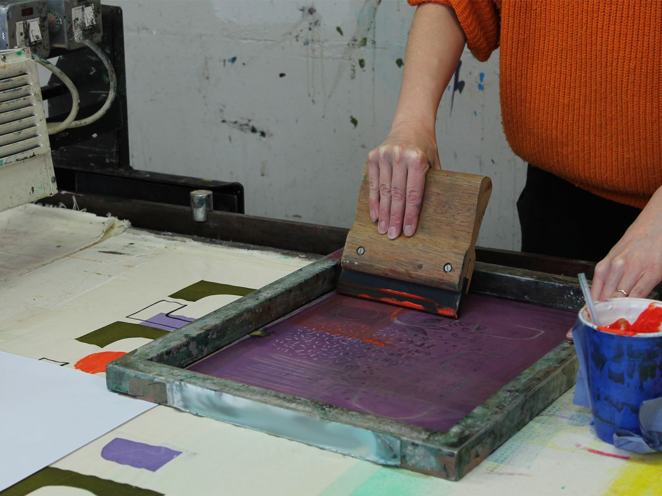 Person printmaking