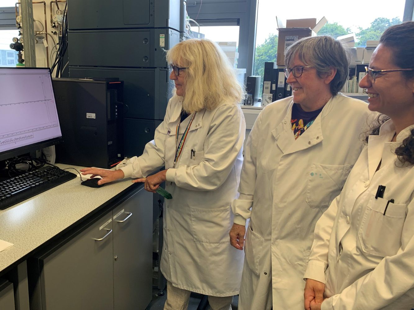 Christine, Linda and Dr. Sevasti – Kiriaki Zervou