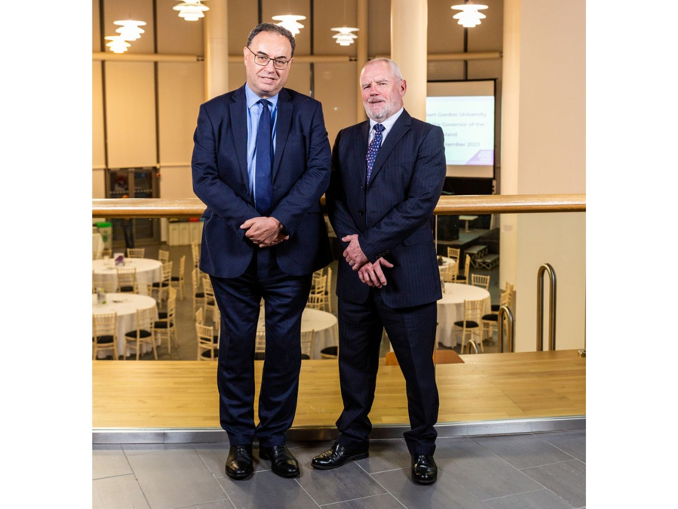 Andrew Bailey and Prof. Steve Olivier