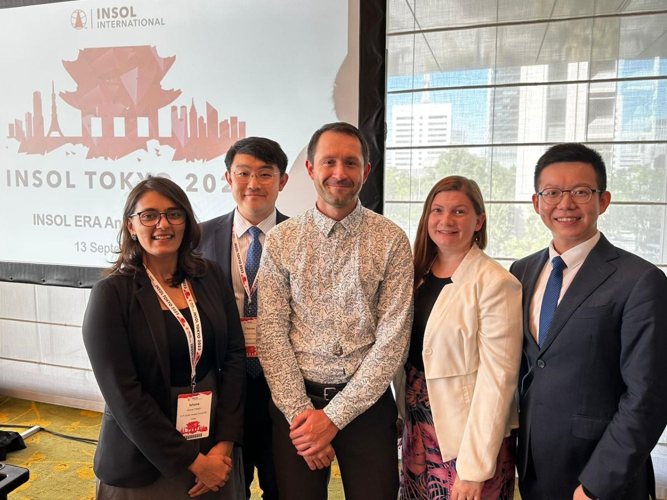 Charles with peers at the conference