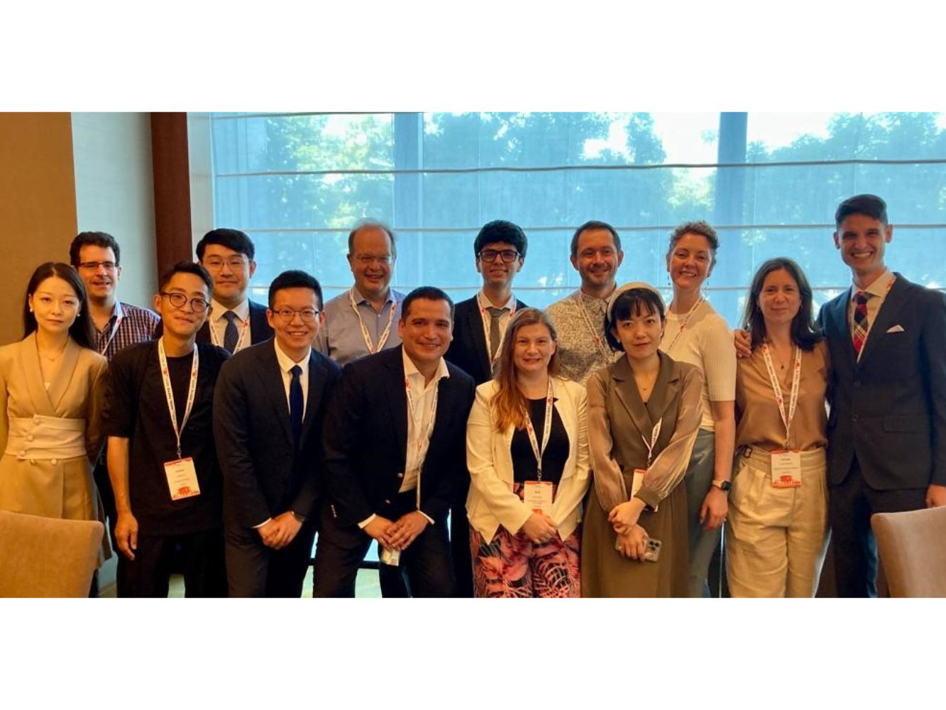 A group of conference attendees