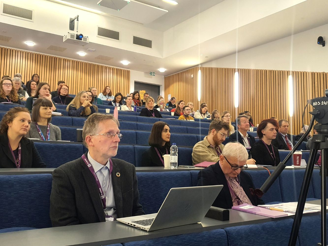 Delegates at the conference in the lecture theatre