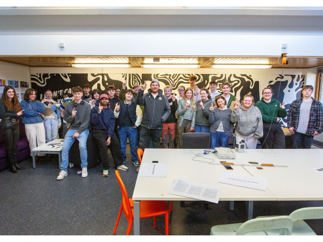 Gray's students meet Jerome
