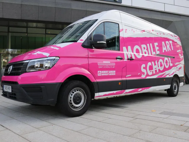 Mobile Art School van