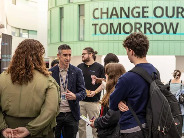 Employer speaks at careers fair on RGU campus