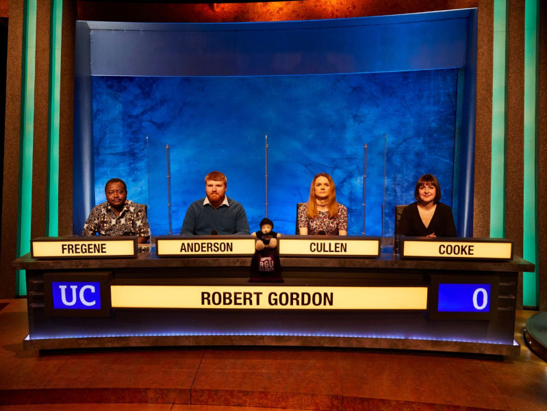 RGU team of four take part in University Challenge