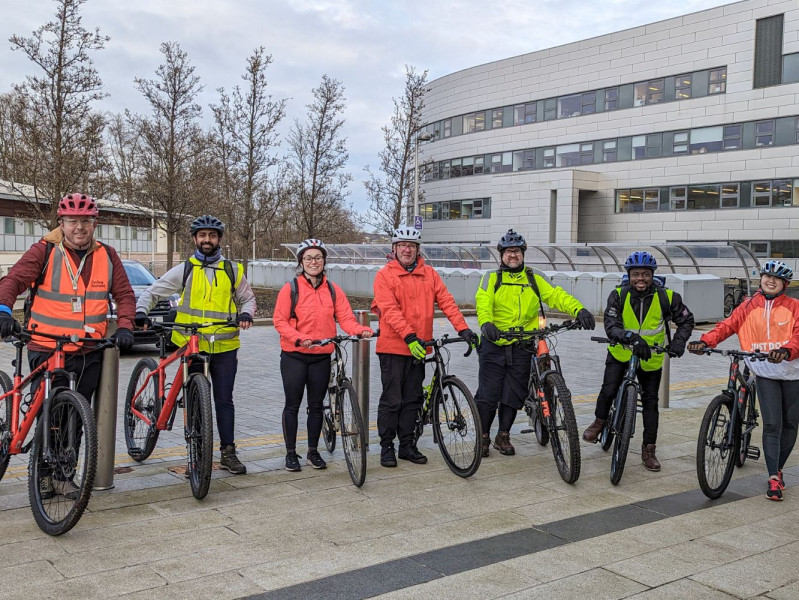 Cycle Leader course participants