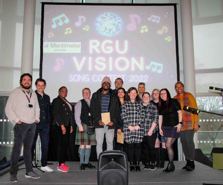 RGU Vision song contest contestant group photo