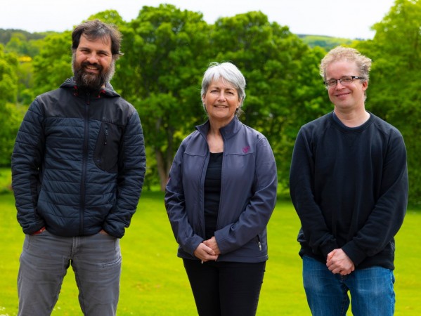 From left to right: Dr Kostas Stavrianakis, Professor Zoe Morrison and Dr Jacob Nielsen