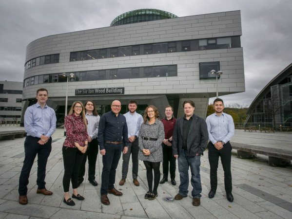 The seven RGU graduates will join Sword. Credit: Rory Raitt.