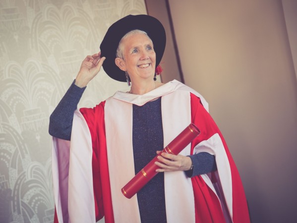 Top author receives honorary degree from RGU
