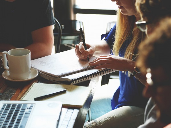 people in a meeting