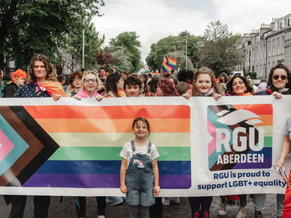 RGU staff and students attend Grampian Pride RGU staff and students attend Grampian Pride