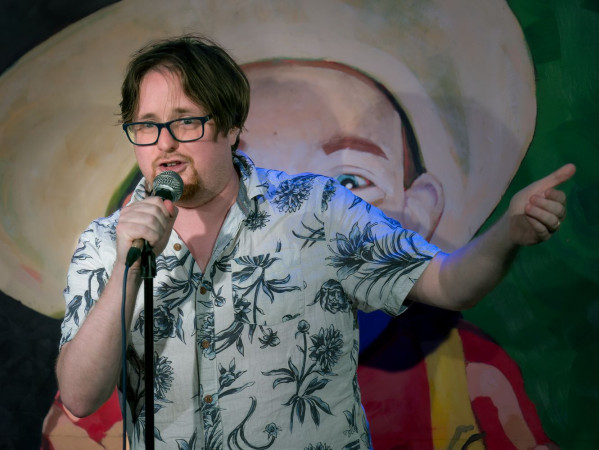 David Smith performing at The Stand Comedy Club David Smith performing at The Stand Comedy Club