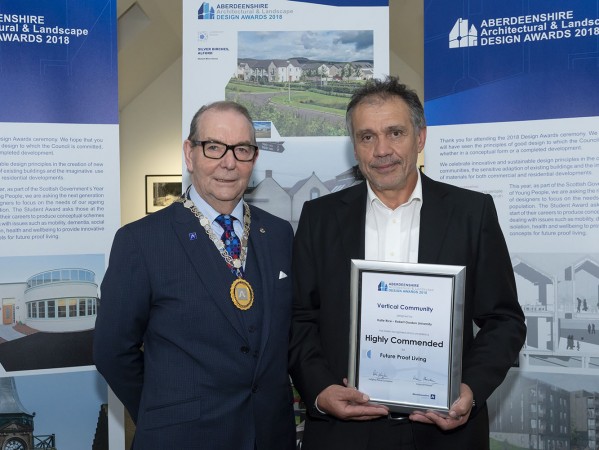 RGU Professor and students triumph at Aberdeenshire Design Awards RGU Professor and students triumph at Aberdeenshire Design Awards