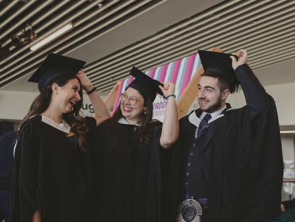 Students celebrate graduation in 2013