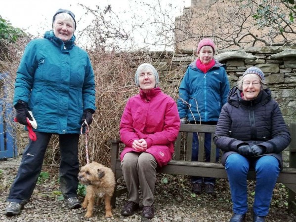 -	Cohousing directors, from left Elli Pearson, Jenny Rambridge, Trish Spence, Catherine Kirkwood, in the community garden