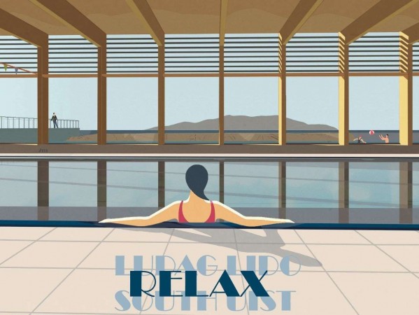 Image from Master's Architect, Jennifer Laffan to show a lido