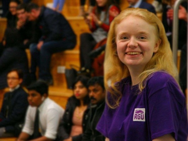 Lena Forsyth, Applied Biomedical Science Student taking part in the Schwartz Rounds Lena Forsyth, Applied Biomedical Science Student taking part in the Schwartz Rounds