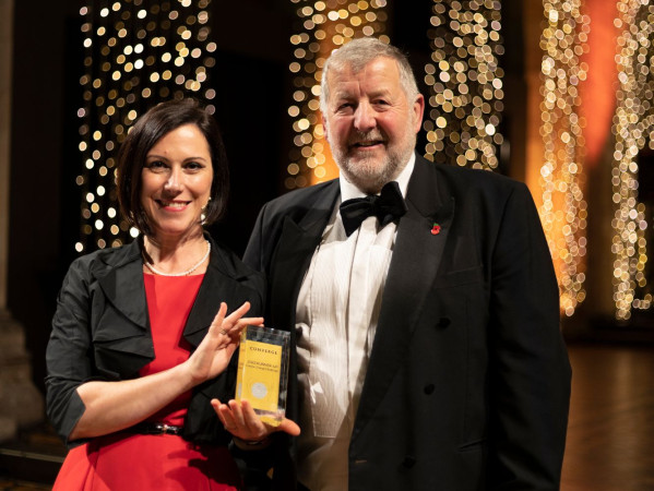 Keith Ridgeway, father of Andy Ridgeway, at the recent Converge Awards. Keith Ridgeway, father of Andy Ridgeway, at the recent Converge Awards.
